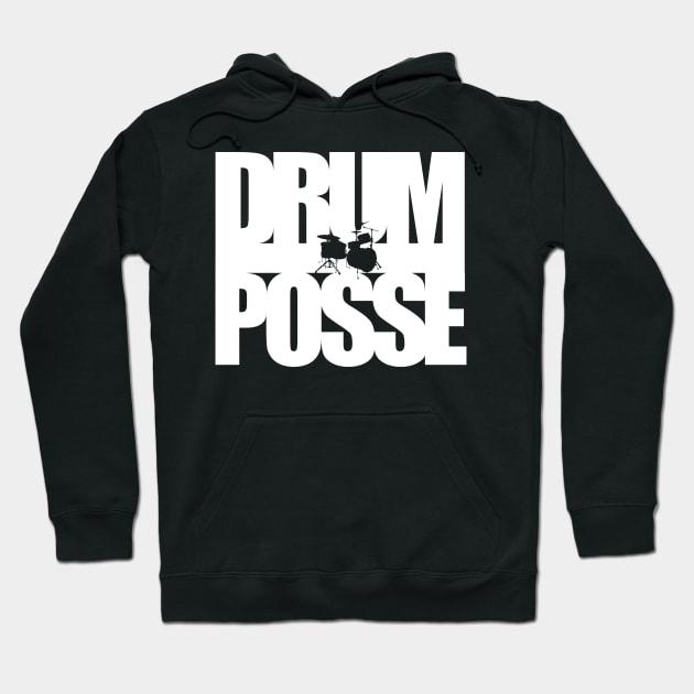 Drum Posse Hoodie by drummingco